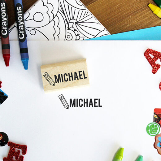 Personalized kids stamp custom kid name stamp Custom by Etchey