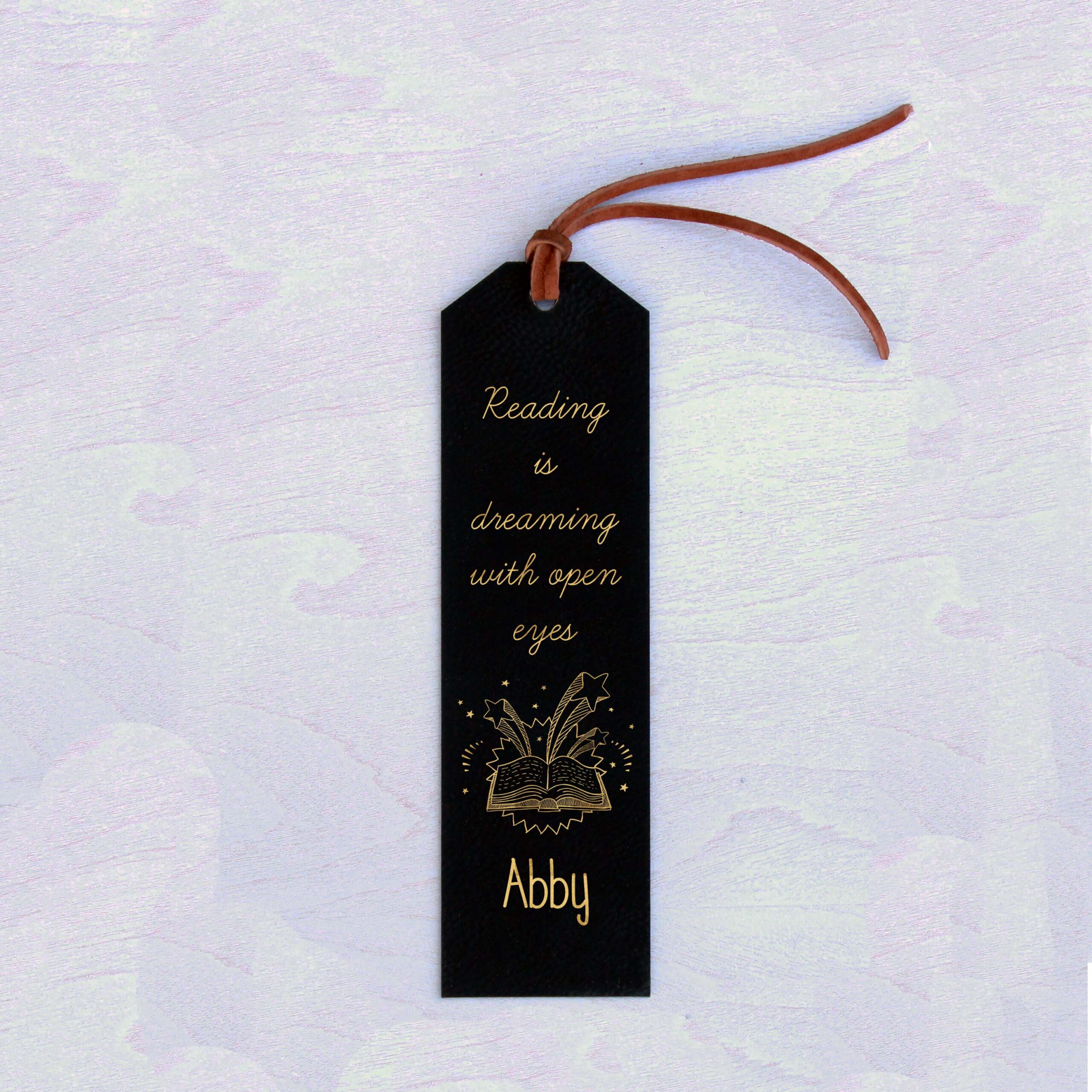Personalized Acrylic Bookmark - custom bookmark for reading
