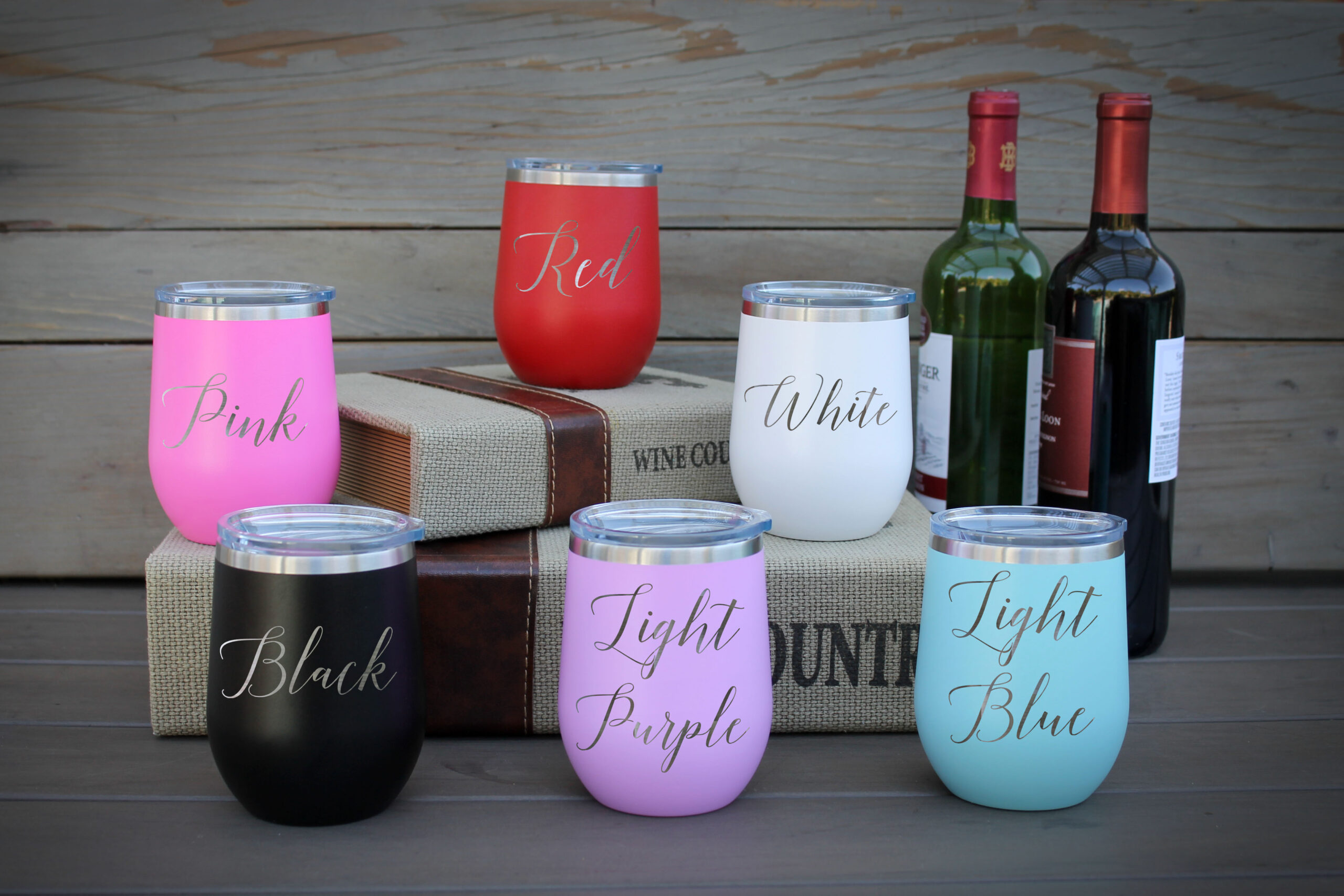 Personalized Wine Tumbler 12oz With Bulk Pricing Great for Custom