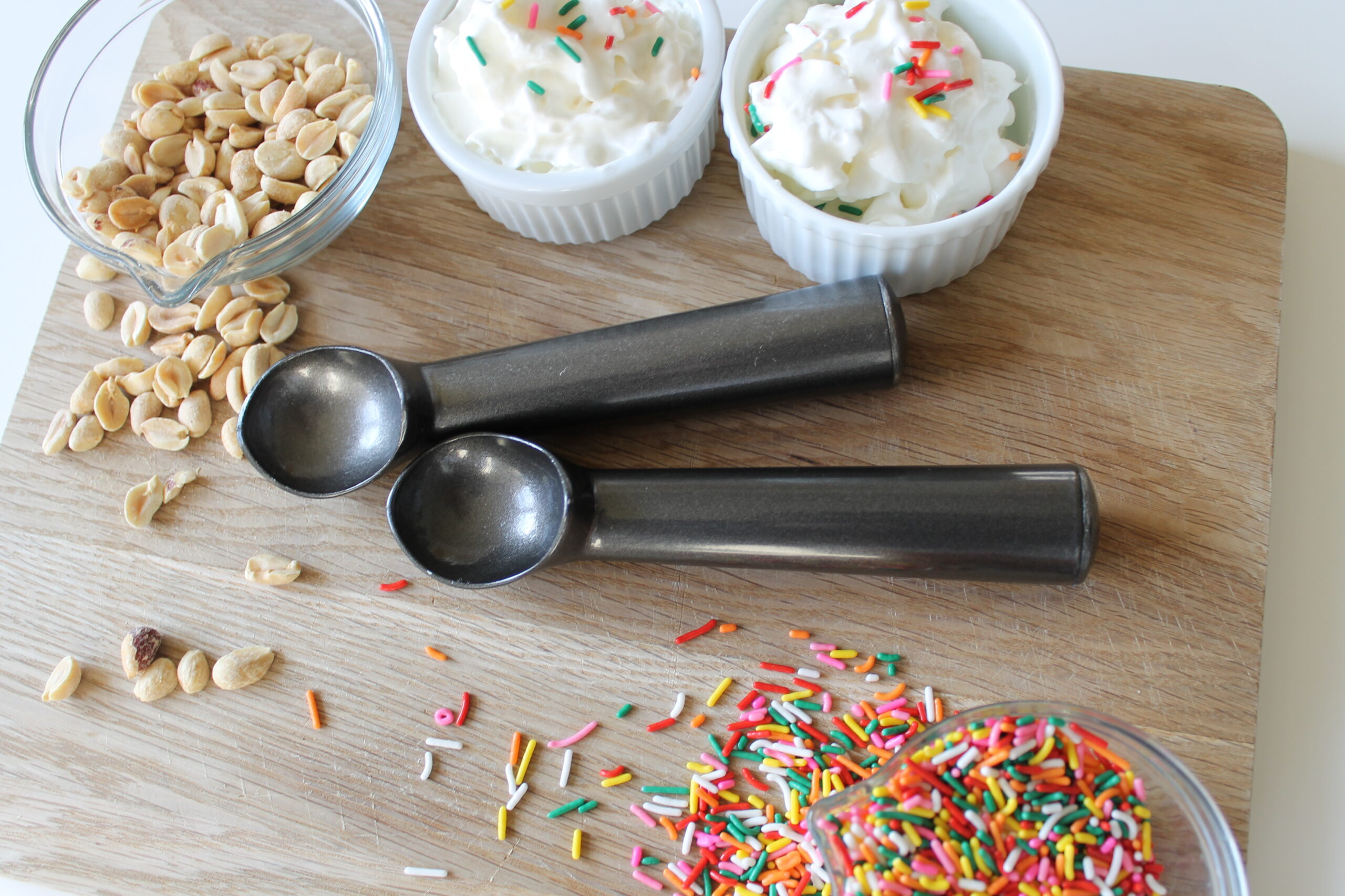 Custom Personalized Ice Cream Scoop with Wood Handle and Trigger