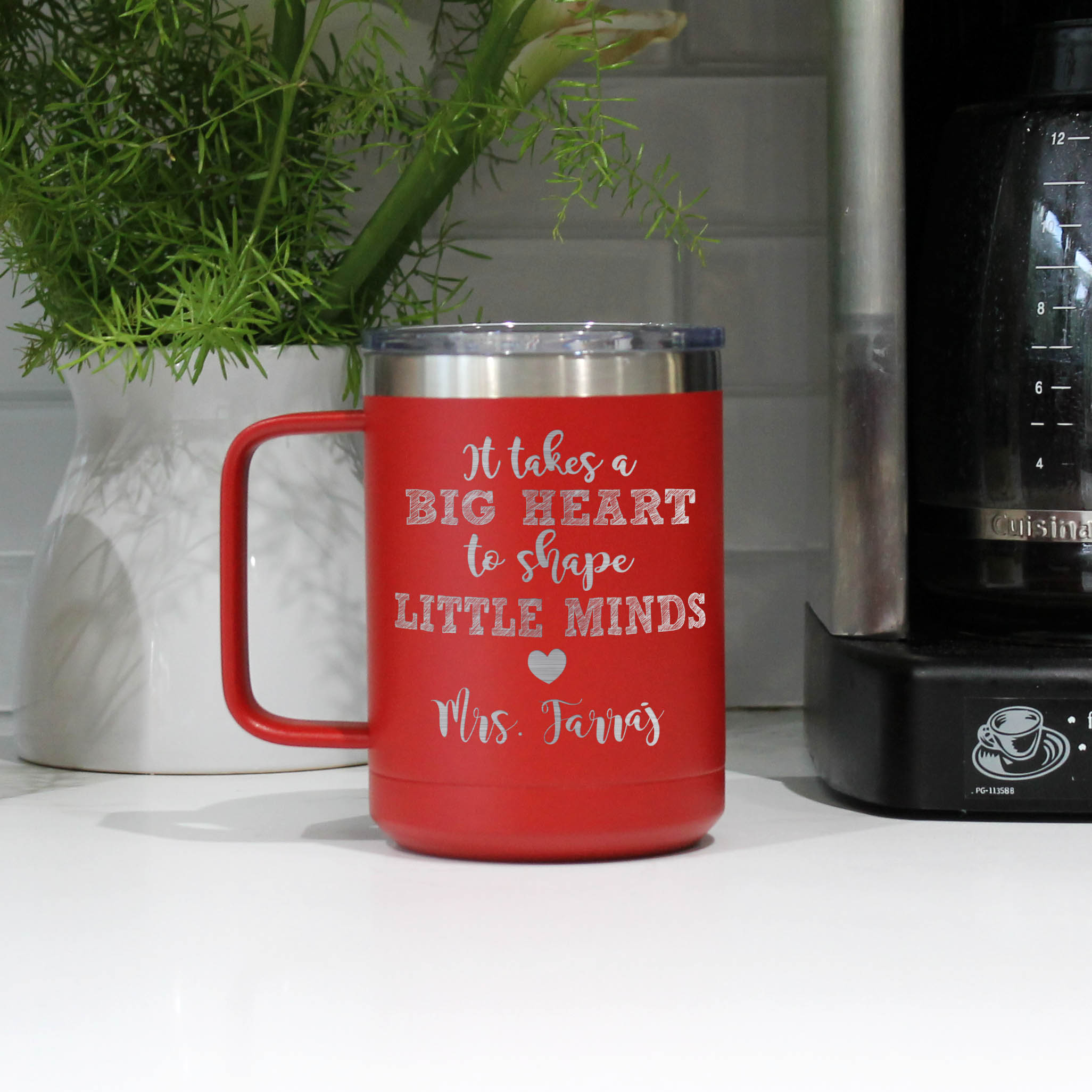 SM | Personalized Metal Coffee Mug