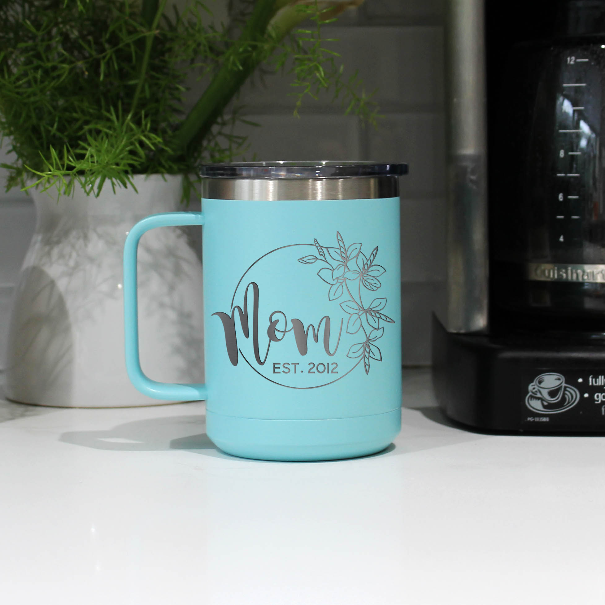 Personalized RTIC 12 oz Coffee Cup - Powder Coated