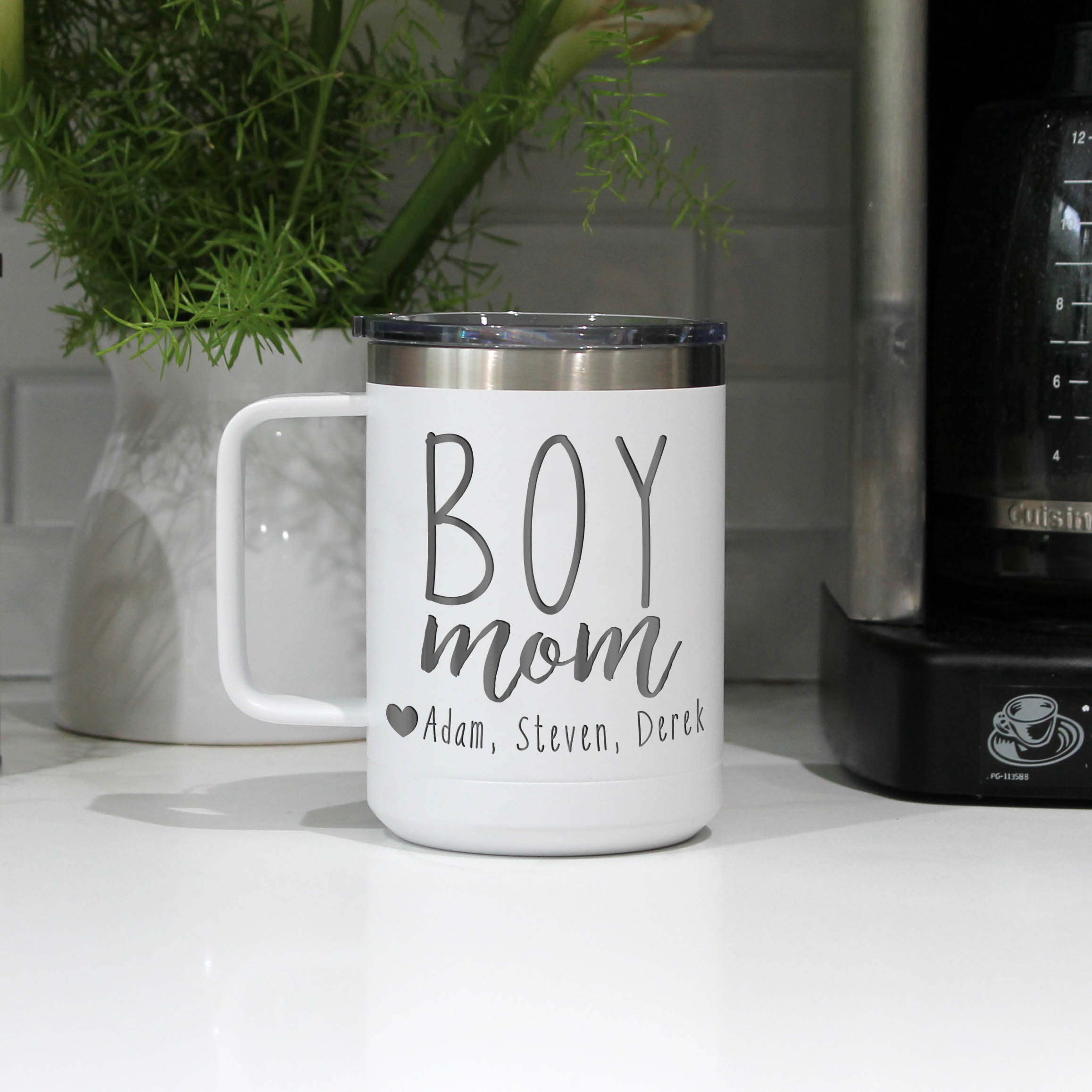Best Gift To Moms Of Boys  Personalized Mom Of Boys Accent Coffee