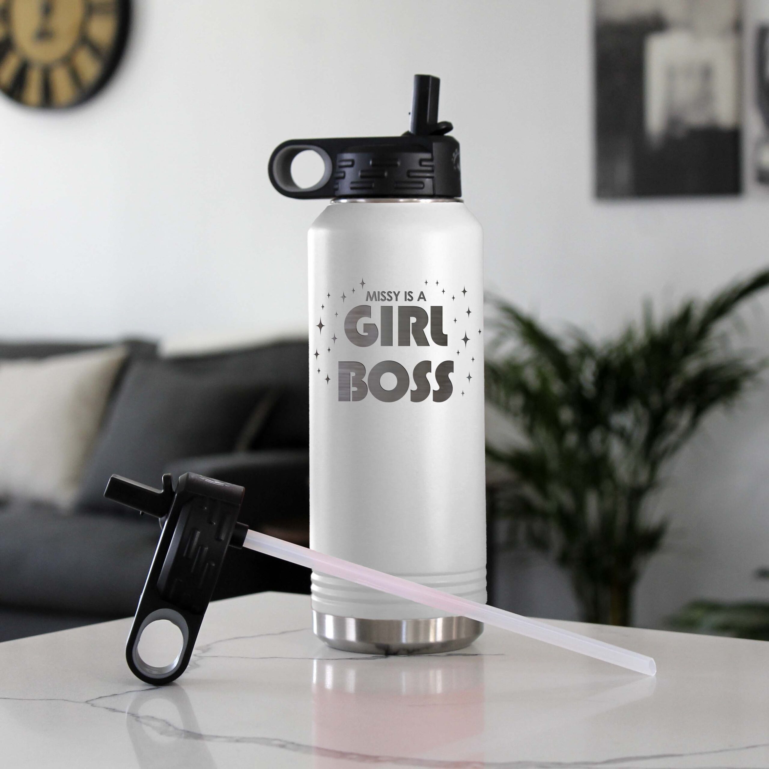 Girl Boss | Water Bottle - Etchey